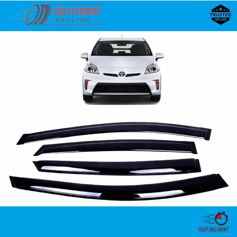 Toyota Prius 2009-2015 Wind Deflector Window Visor Vent Sun Shade 4pcs