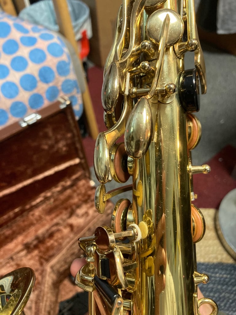 Yamaha YAS 32 purple logo, alto sax in excellent condition 