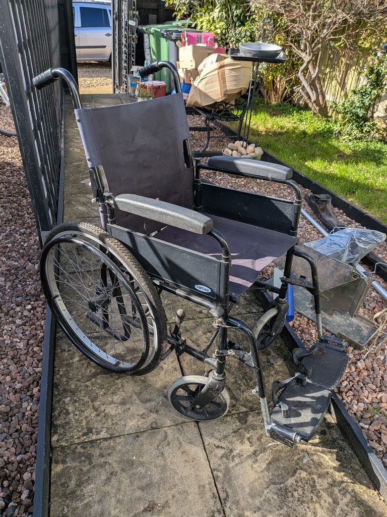 Lomax Foldable Wheelchair Big Wheels self-propel