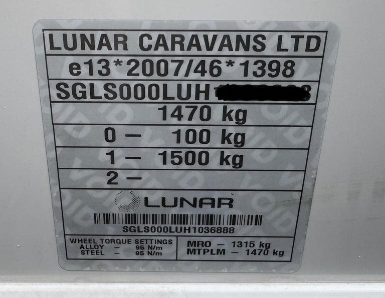 ⭐️ 2017/18 LUNAR CLUBMAN SB ⭐️ 4 BERTH TOURING CARAVAN ⭐️ FULLY SERVICED ⭐️