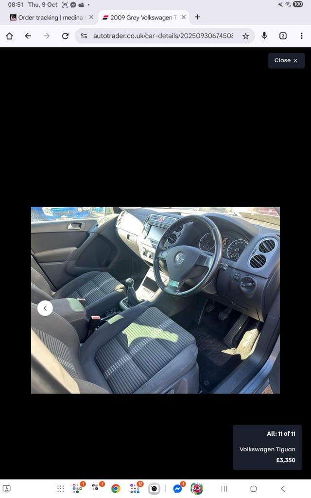 Volkswagen, TIGUAN, Estate, 2009, Manual, 1968 (cc), 5 doors