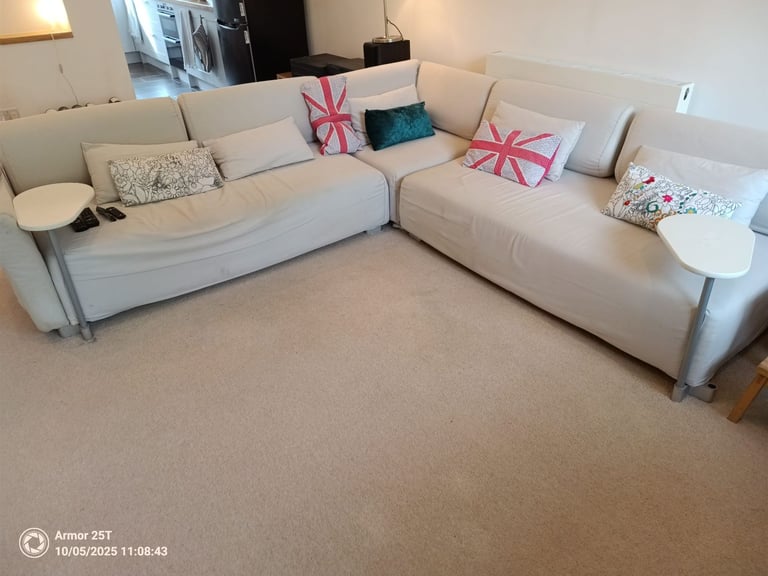 Large L-Shaped Sofa Available (for Collection only in Kent)  -  for FREE
