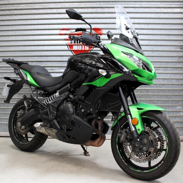 image for 2021 21 KAWASAKI KLE 650 FMFNN ABS VERYS GREEN TRADE SALE 20K CAT N NEW MOT 