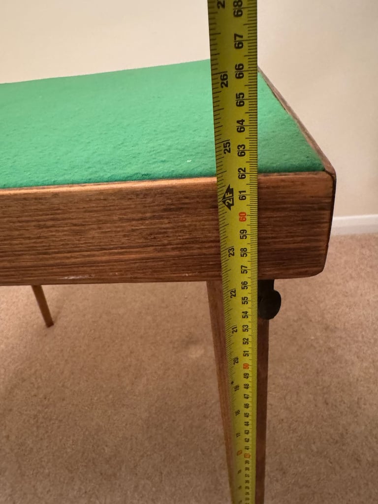 Genuine Vono antique 1930's folding bridge / card table with locking legs in superb condition