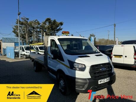 Ford Transit 350 LEADER C/C ECOBLUE DROPSIDE/FLATBED L4 TWIN REAR WHEEL EURO 6 U