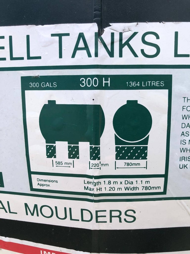 Large oil or water tank 