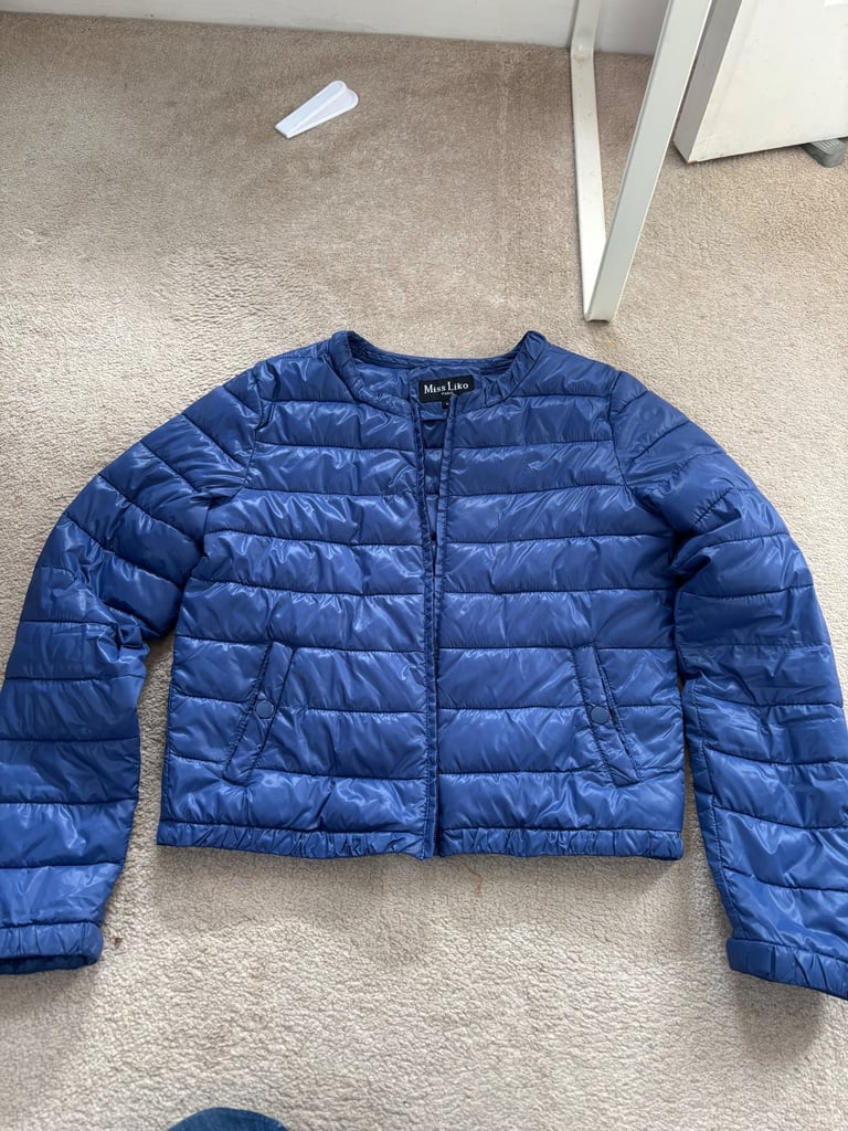 image for Ladies small blue jacket 