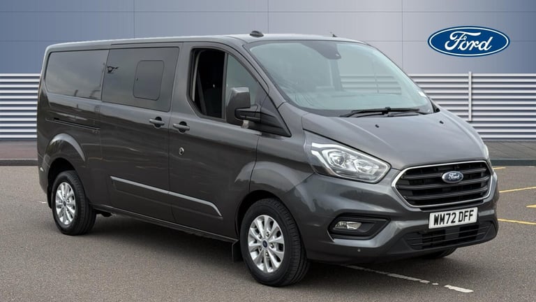 2022 Ford Transit Custom 2.0 EcoBlue 170ps Low Roof D/Cab Limited Van Auto PANEL VAN DIESEL Autom...