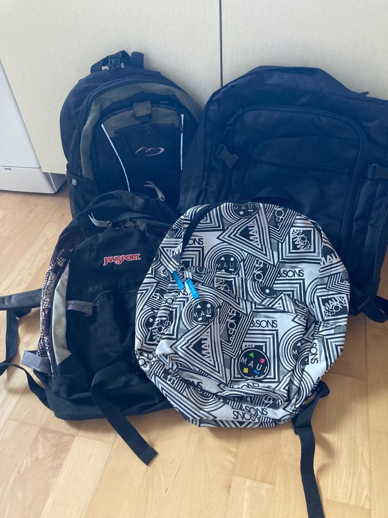 image for FREE - 4 x Backpacks for School or College