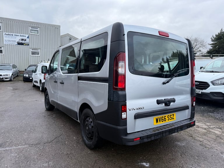 2016 Vauxhall Vivaro 2900 1.6CDTI 95PS ecoFLEX H1 Combi 9 Seat MPV Diesel Manual