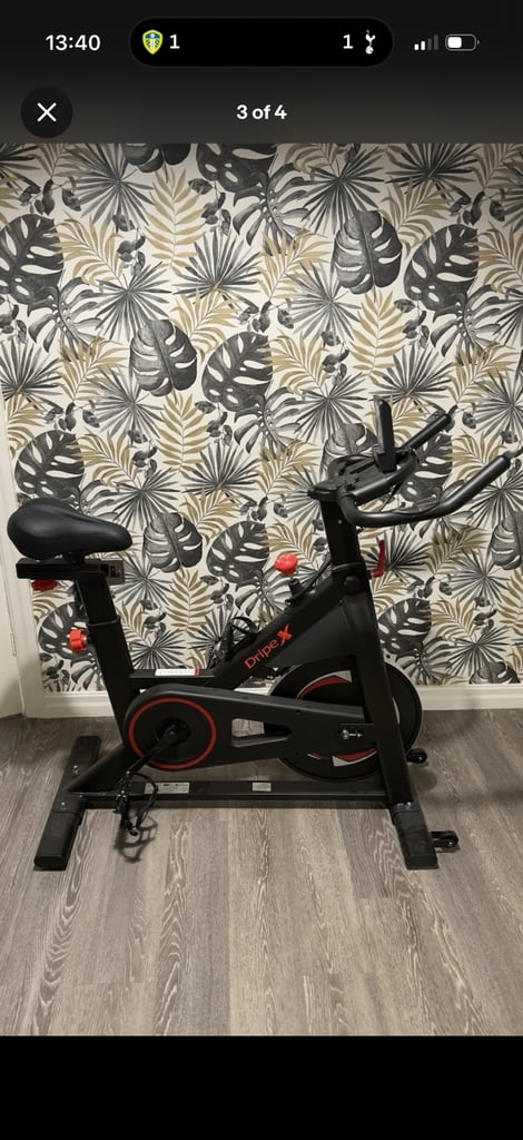 Dripex Indoor Exercise Bike With LCD Monitor & Tablet Holder 150kg Capacity.