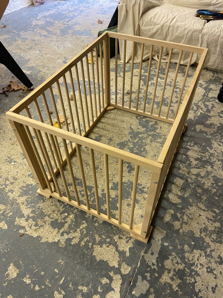 Mokee Foldable Playpen - beech