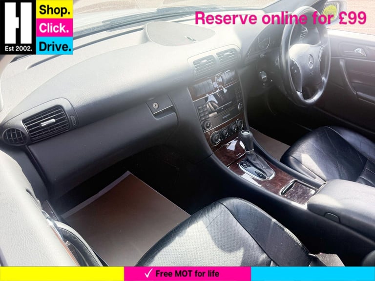  Mercedes-Benz C Class 1.8 C200 Kompressor Elegance SE 4dr Petrol Automatic