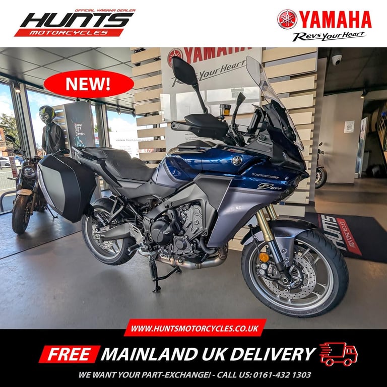 image for NEW Yamaha Tracer 9GT+ PLUS Y-AMT Auto. Cobalt Blue. £17,004 On the Road