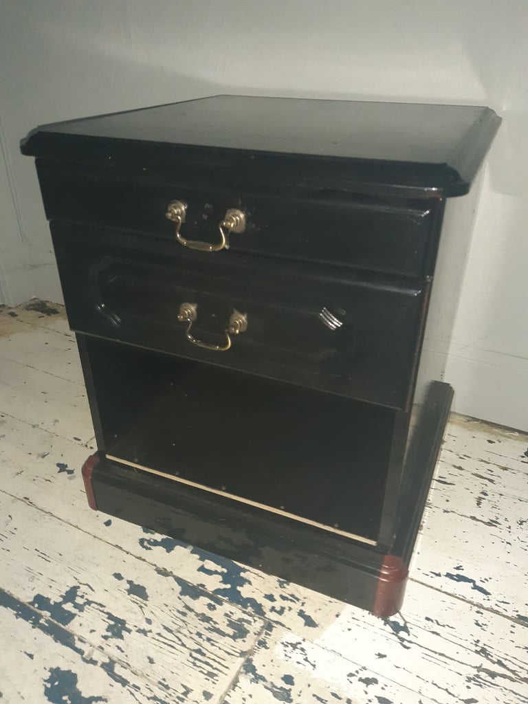 image for Upcycled  small black chest 