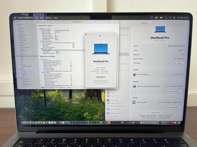Apple MacBook Pro M3 14'' 16GB Ram 1TB SSD Adobe 2024 Logic Pro 11 Ableton