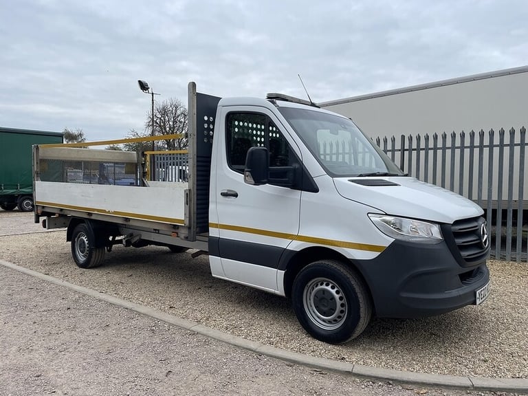 2022 Mercedes-Benz Sprinter 315 2.0 CDI Progressive L3 LWB DROPSIDE TAIL LIFT - WHITE Dropside Di...