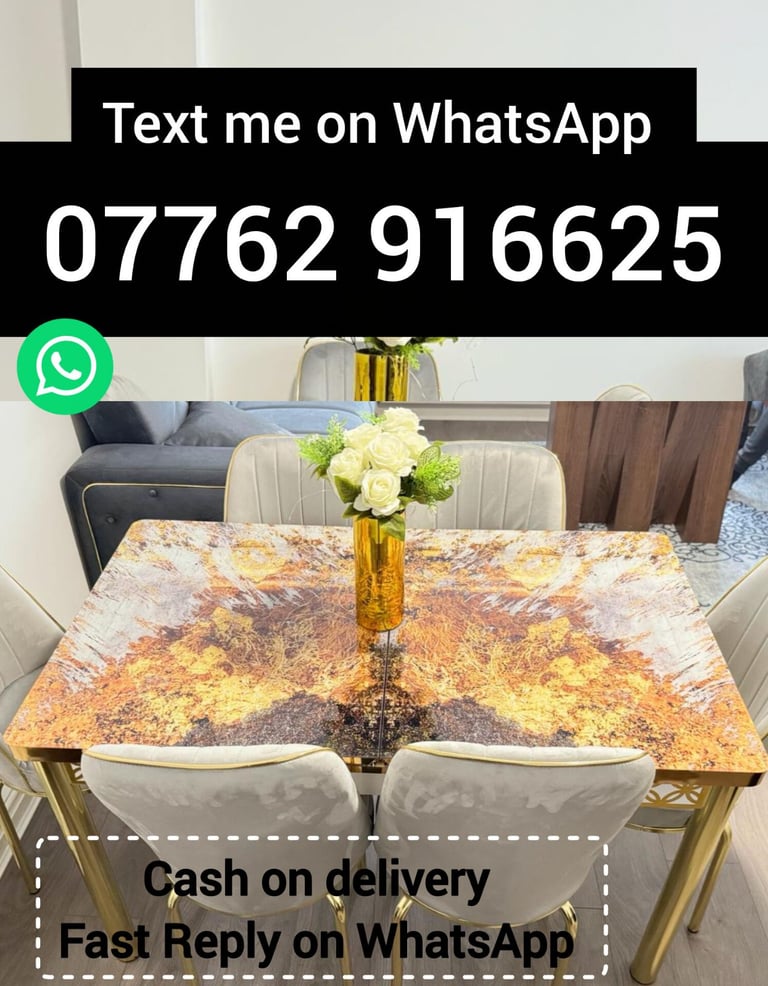 image for Dining Table and 6 chairs.