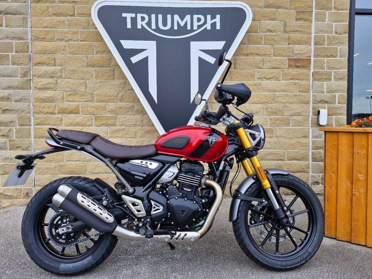 2025 TRIUMPH Scrambler 400 X - PREREGISTERED 75 PLATE