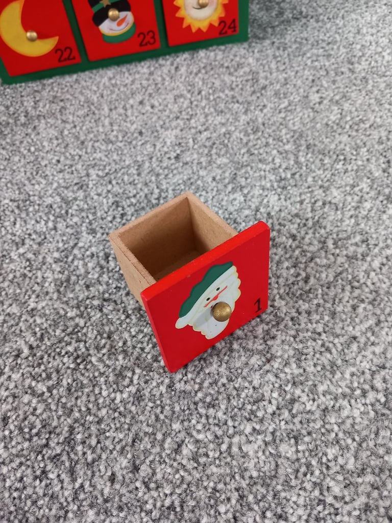 Wooden advent calendar 