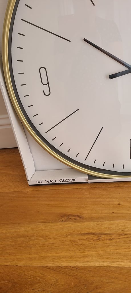 NEW WALL CLOCK 30 inches 