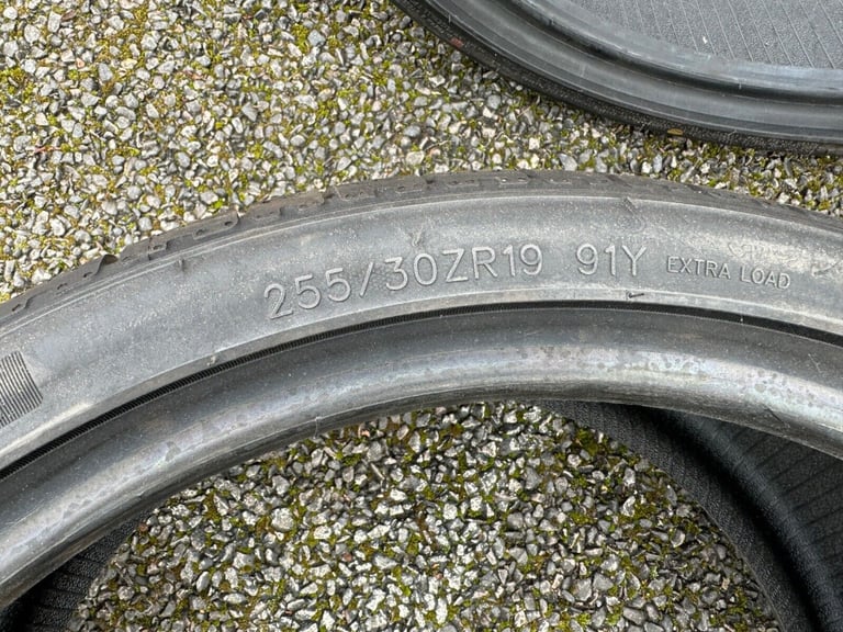 New Pair of Continental 255 30 19 Tyres in West London