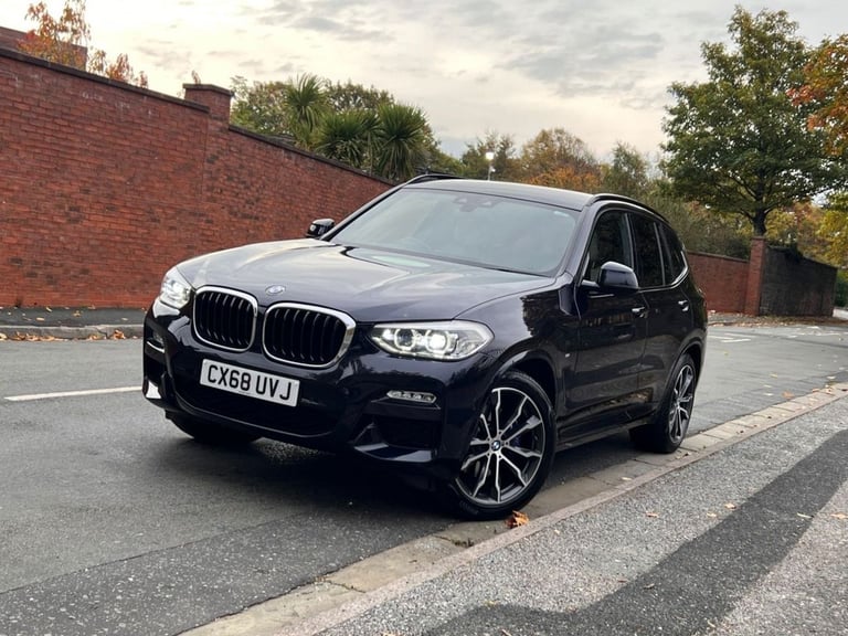2018 68 BMW X3 2.0 20D M SPORT SUV 5DR DIESEL AUTO XDRIVE EURO 6 (S/S) (190 PS) 