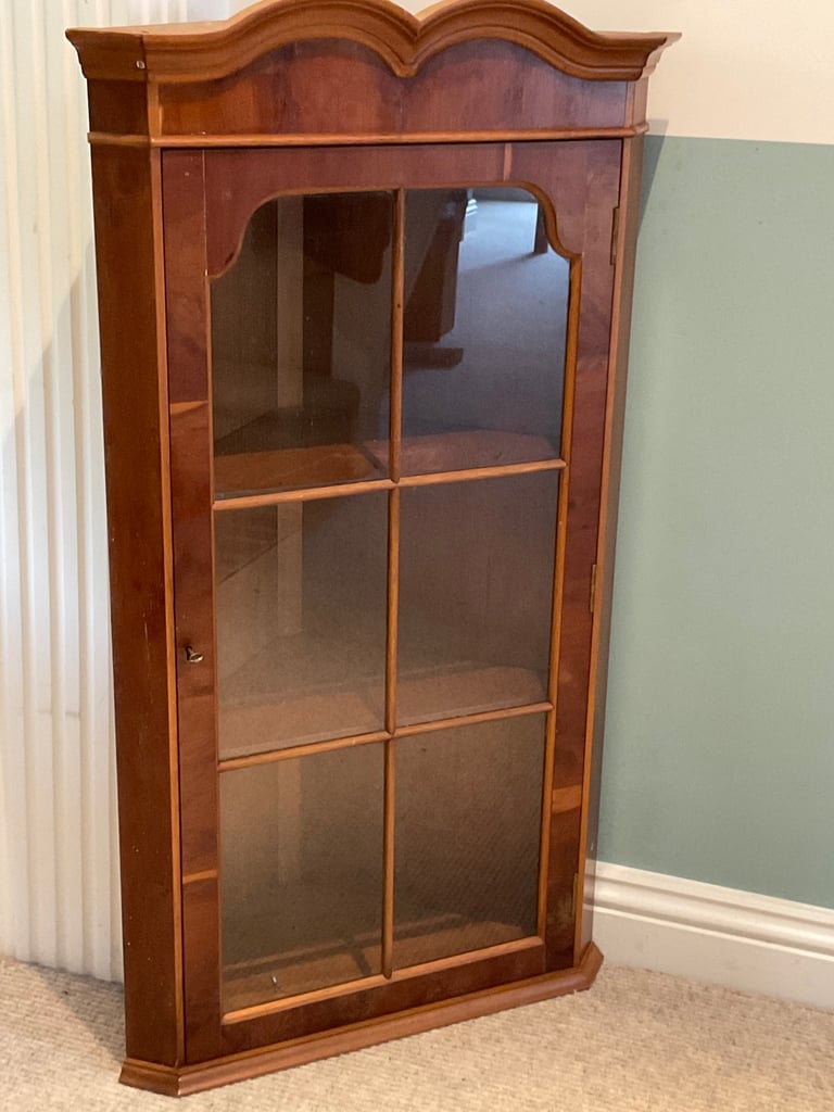 image for Vintage Wall Hanging Corner Cupboard