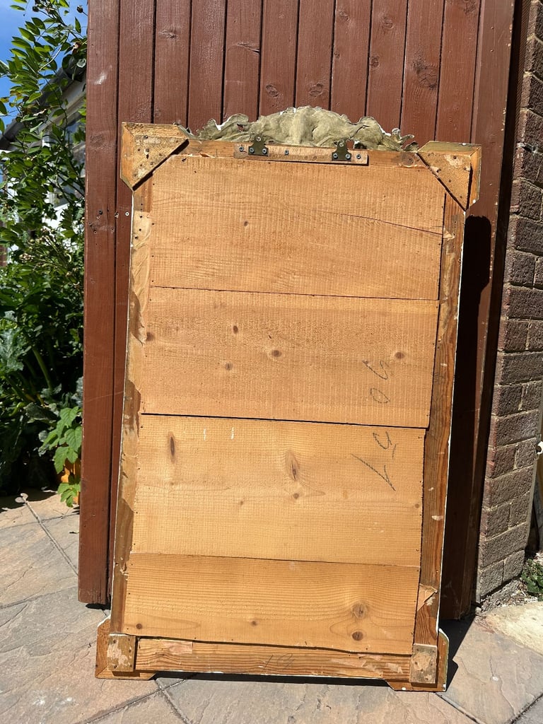 Wonderful French Antique 19th Century Carved Mirror 71X120cm– Great Condition