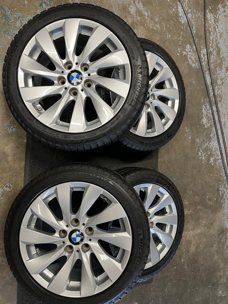 BMW 3 Series alloy wheels & winter tyres run flats 