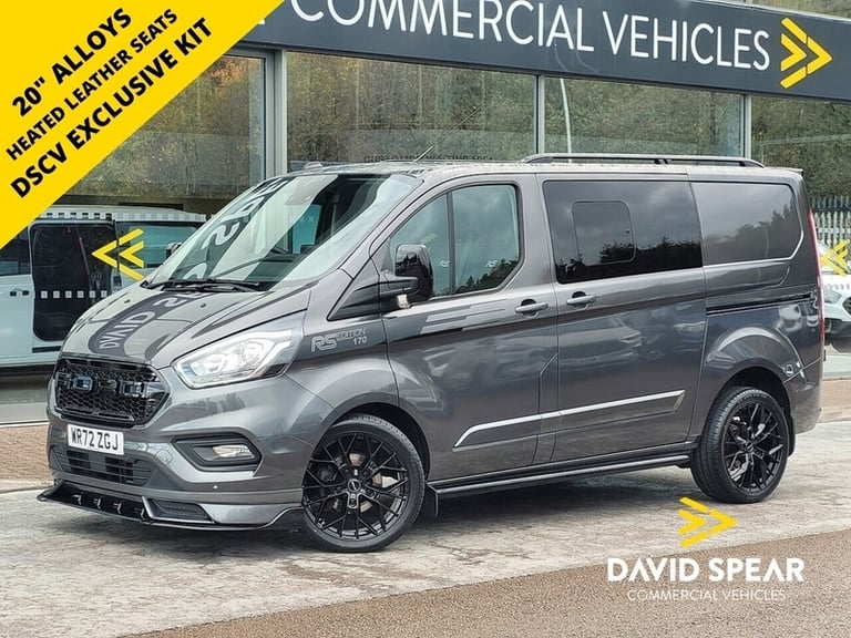2022 Ford Transit Custom TDCI 170PS RS EDITION 320 Limited L1 Swb With Full DSCV Kit inc 20 Alloy...