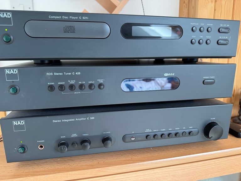 NAD Hifi separates. Amp, Tuner, CD player