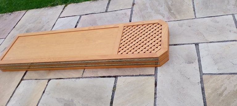 Wooden privacy screen room divider