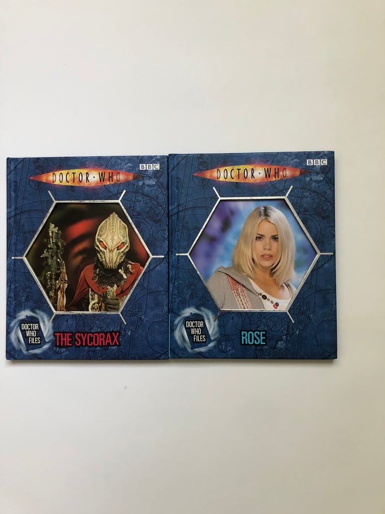 DOCTOR WHO ROSE & SYCORAX FILES BOOKS