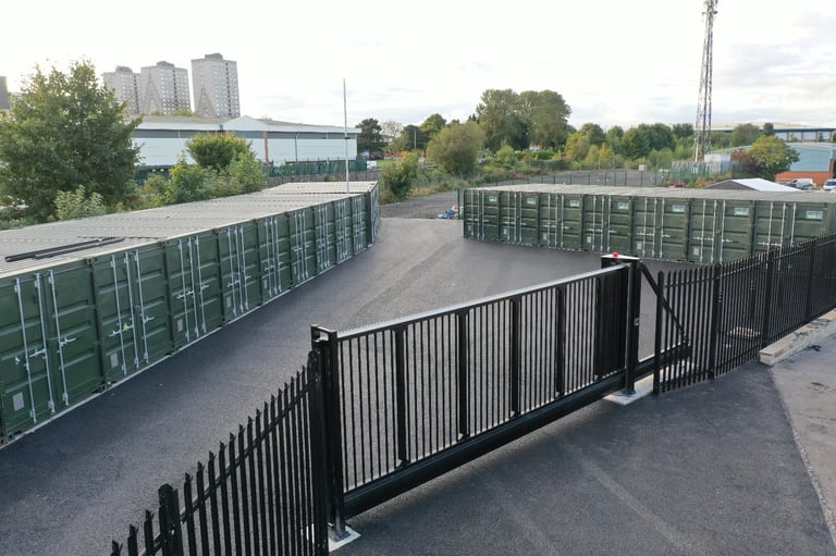 Brand new secure self storage in Scunthorpe, 24/7 access