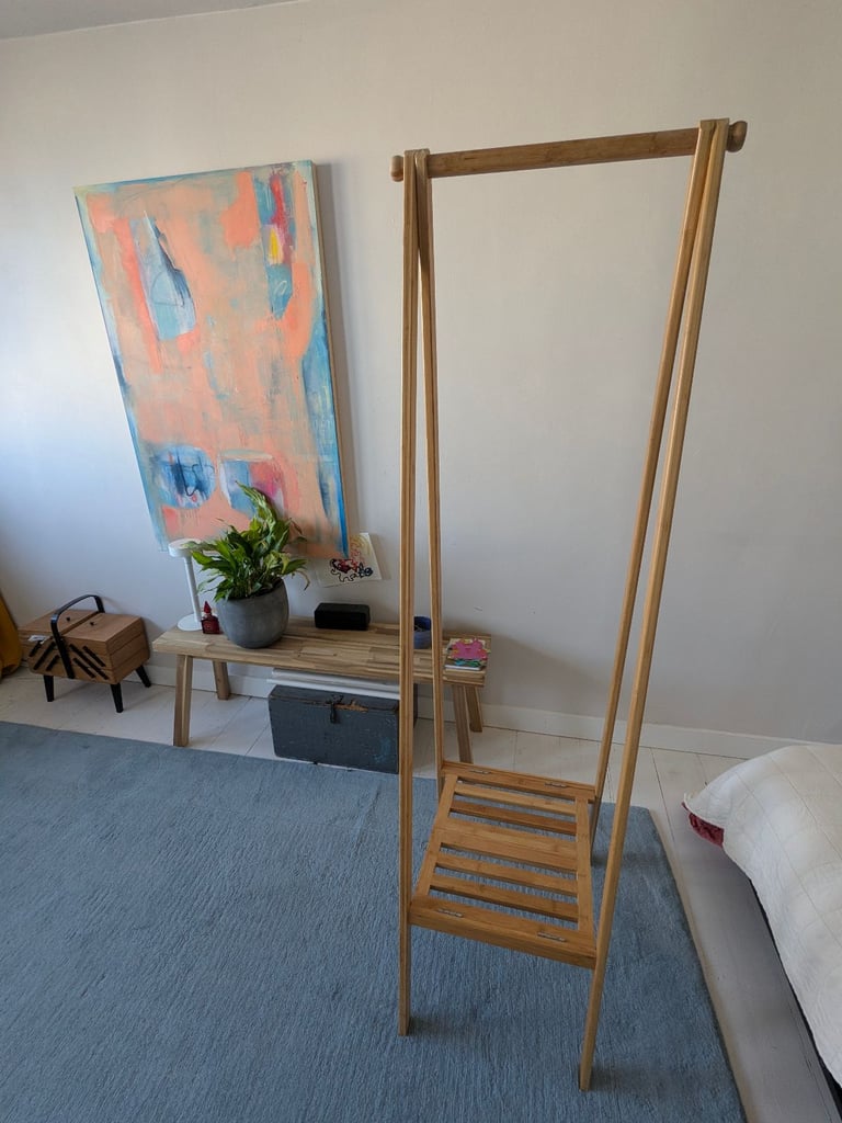 image for Futon company folding clothes rail rack