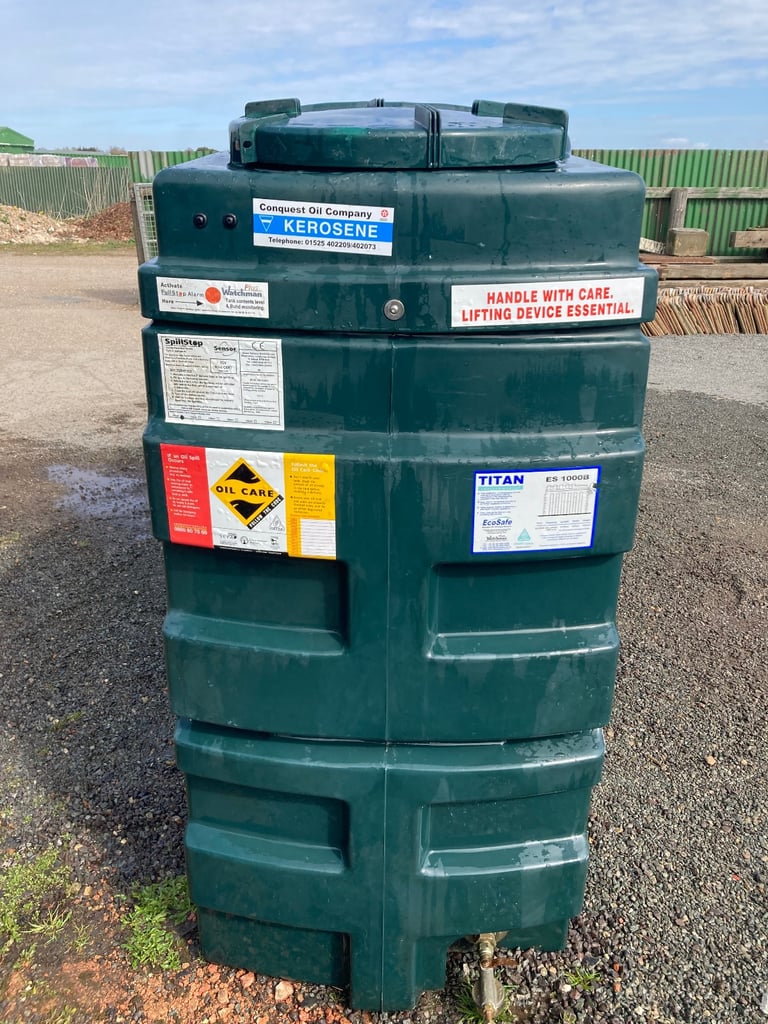 Titan 1000L bunded home heating oil tank 