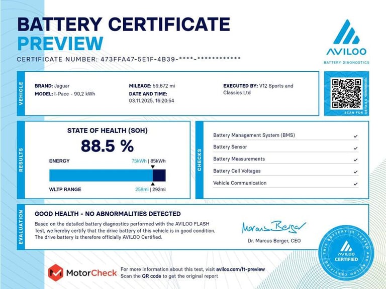 2020 Jaguar I-Pace 400 90kWh HSE Auto 4WD 5dr Automatic SUV Electric Automatic