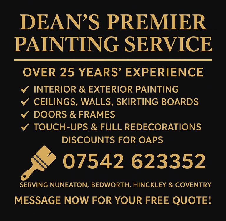 image for Painter (interior & exterior, home, office or industrial).