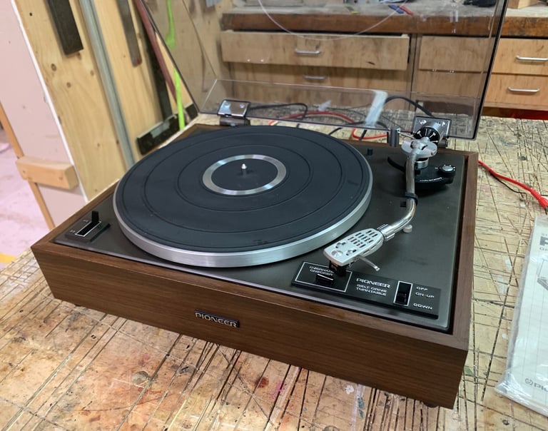 Vintage Pioneer PL-12D Belt Drive Turntable. Serviced and in amazing condition.