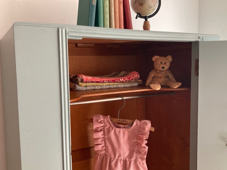 Vintage Art Deco Refurbished Children’s Wardrobe Delivery Available 