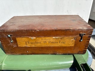 SHIPS LOG Excelsior IV Patent Log