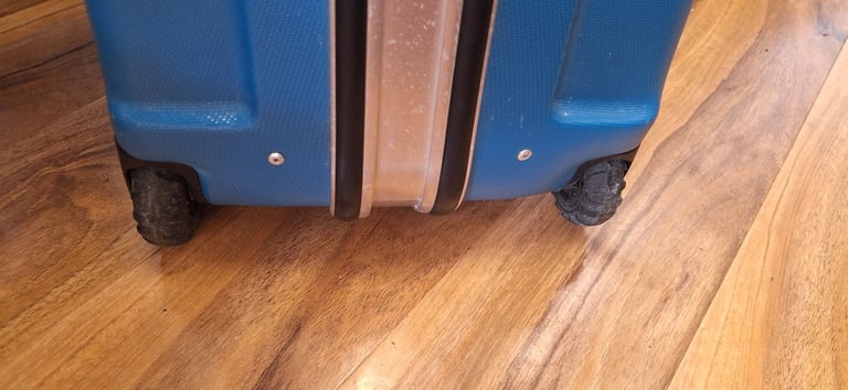 Hard wheeled case for transporting a bicycle eg to take on a plane journey. 
