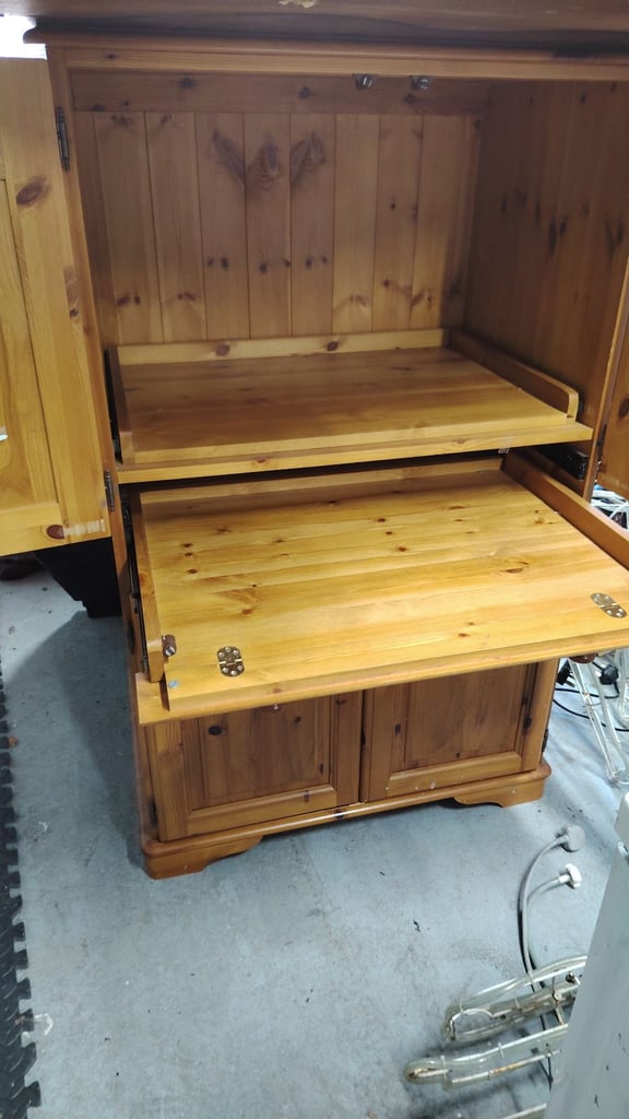 image for Computer table with writing pull table