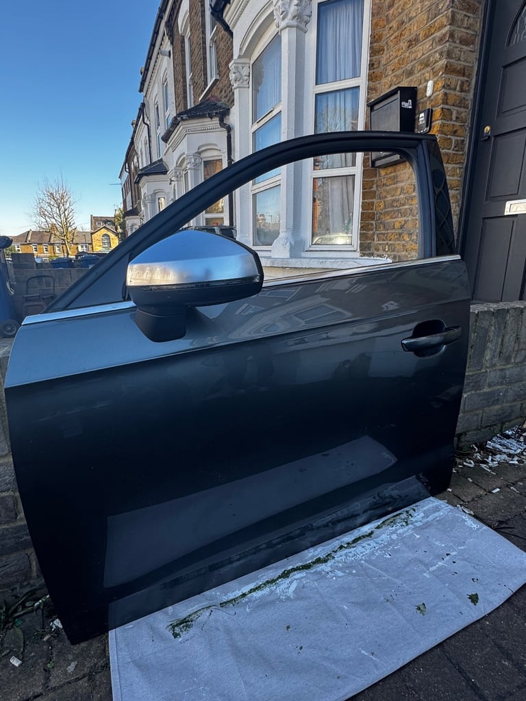 Audi A3 S3 8V front passenger door full grey
