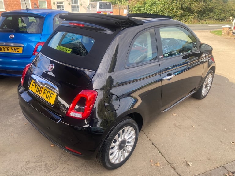 2016 Fiat 500C 1.2 Pop 2dr Convertible, £20 Tax CONVERTIBLE Petrol Manual