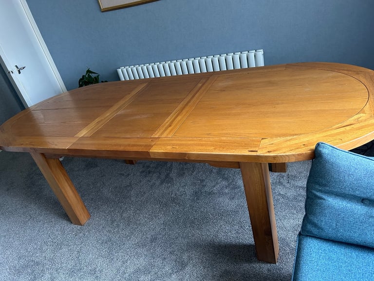 image for Solid oak dining table 