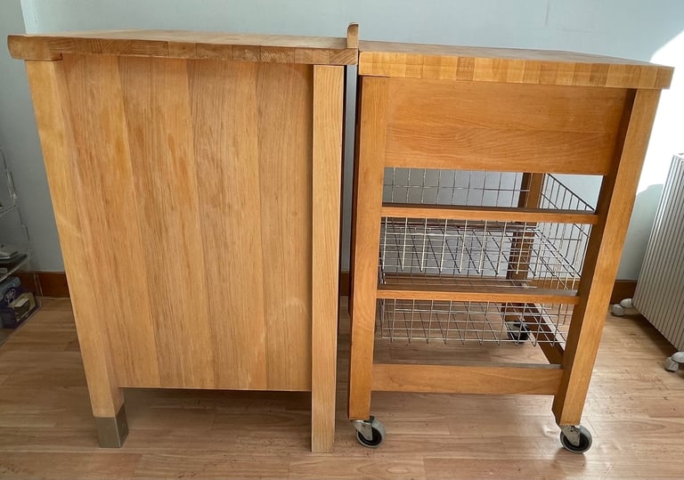 M&S Solid wood (oak) kitchen unit. 