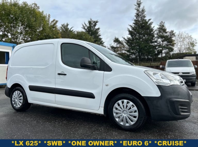 2018 Citroen Berlingo 1.6 BlueHDi 625Kg LX 100ps PANEL VAN DIESEL Manual