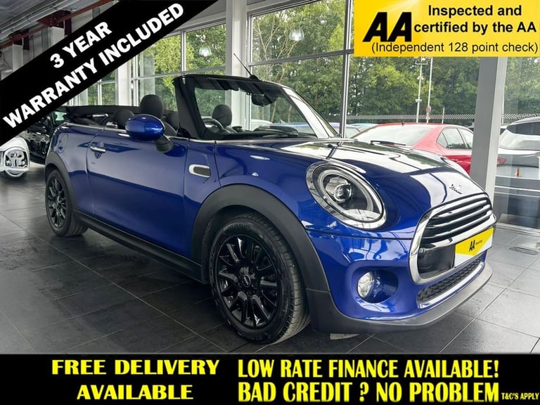 2019 MINI Convertible 1.5 Cooper Classic Convertible 2dr Petrol Manual Euro 6 (s/s) (136 ps) FULL...